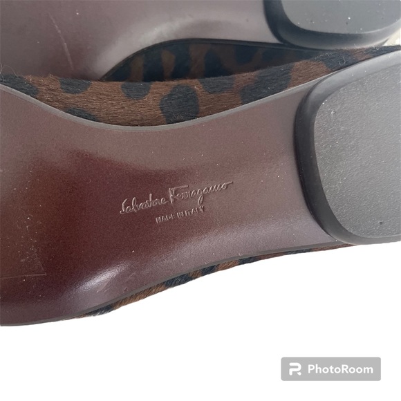 Salvatore Ferragamo pony hair animal print flats - Picture 7 of 7